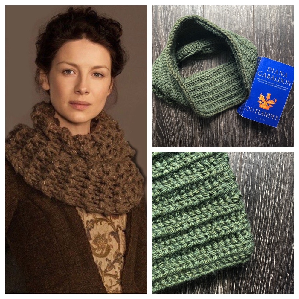 ❄️Outlander-inspired Handmade Infinity Cowl Scarf
